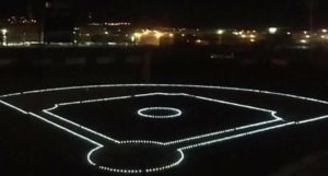 Baseball Christmas Lights Reno Aces